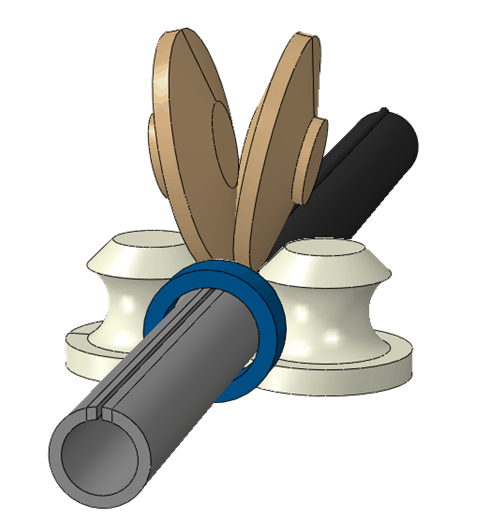 001_焊接和冷却过程装配图