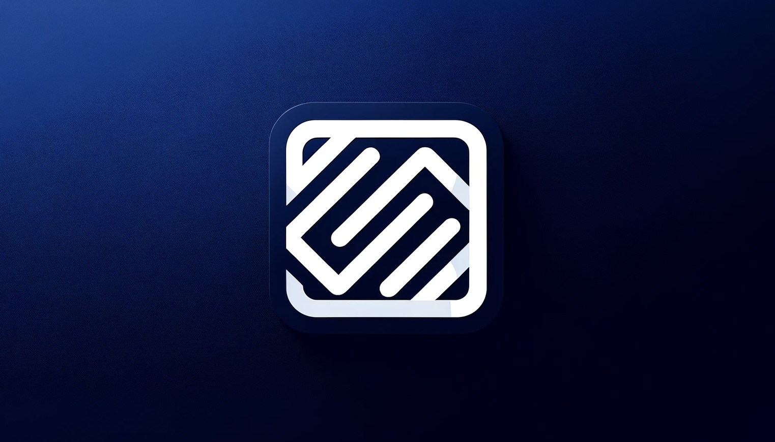 DALL·E 2024-05-15 11.56.07 - A minimalistic and modern logo for a software named '试验仿真一体化平台软件' (Integrated Test and Simulation Platform Software). The primary color is navy blue w